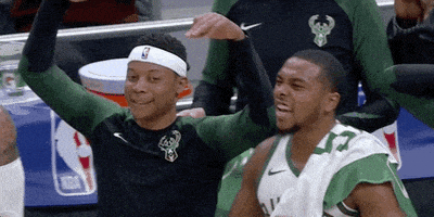 excited lets go GIF by Milwaukee Bucks