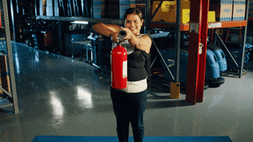 Girl Extinguish GIF by Global Industrial