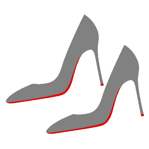 Red Bottom High Heels SVG