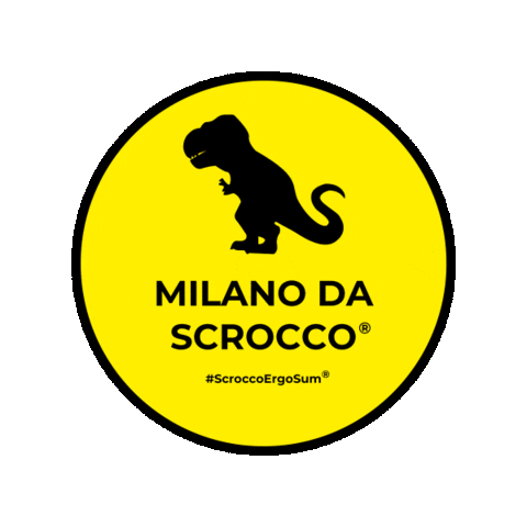 T-Rex Food Sticker by Milano da Scrocco