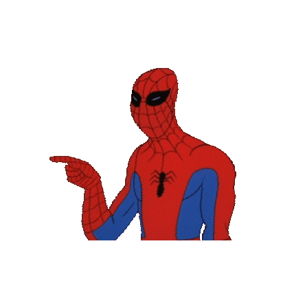 Spider-Man Meme Sticker by Database數據 for iOS & Android | GIPHY