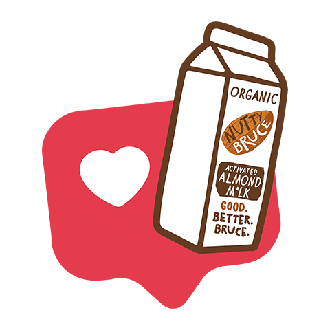 Nutty Bruce Sticker