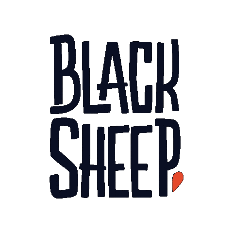 Black Sheep Sticker by Dablion agency