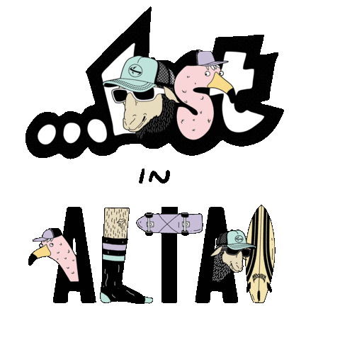 Skate Surf Sticker by Altai Company