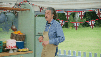 No Idea Reaction GIF by The Great British Bake Off