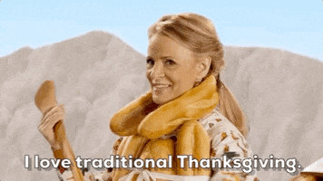 French Baguette Thanksgiving GIF by truTV’s At Home with Amy Sedaris