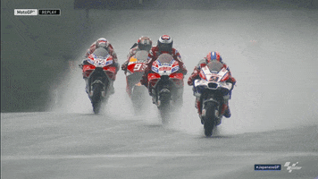 Rain Raining GIF by MotoGP