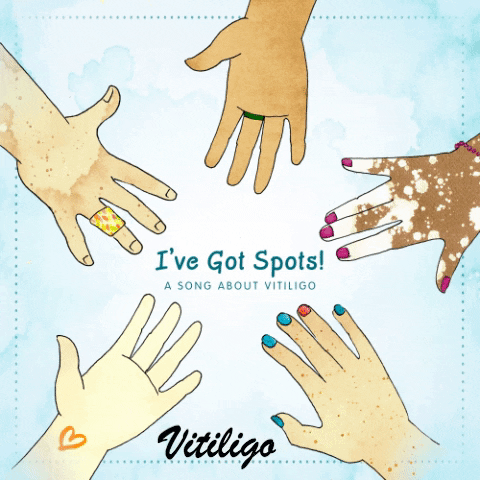 I've Got Spots! A book about vitiligo GIF