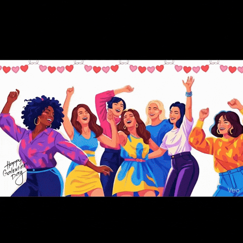Happy Galentine's Day Dance Squad