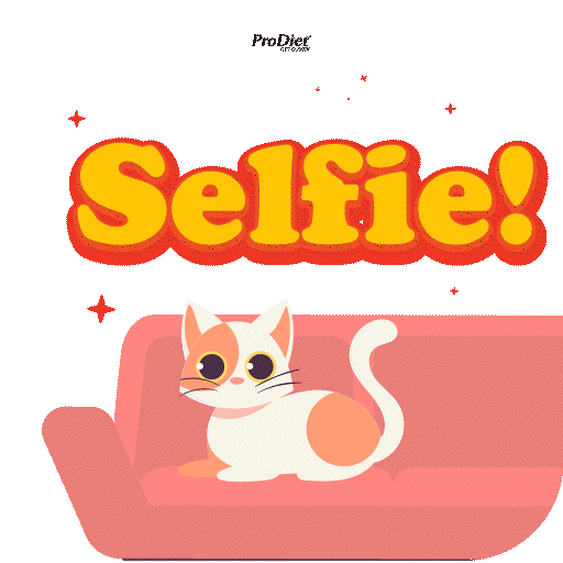 Happy Cat Sticker by ProDiet Malaysia