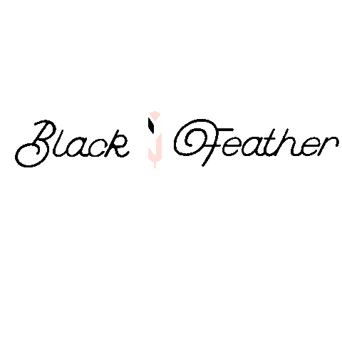 Black Feather Boutique Sticker