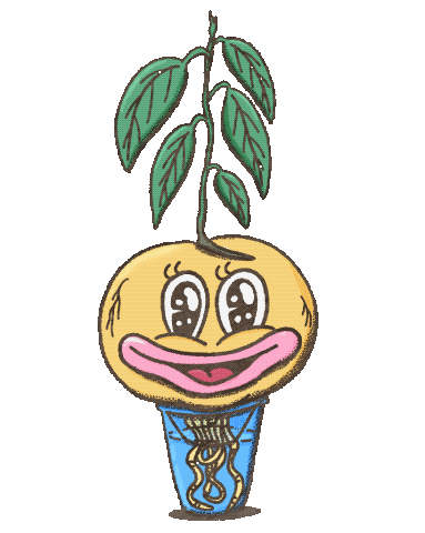 Vintage Growing Sticker by aicopan