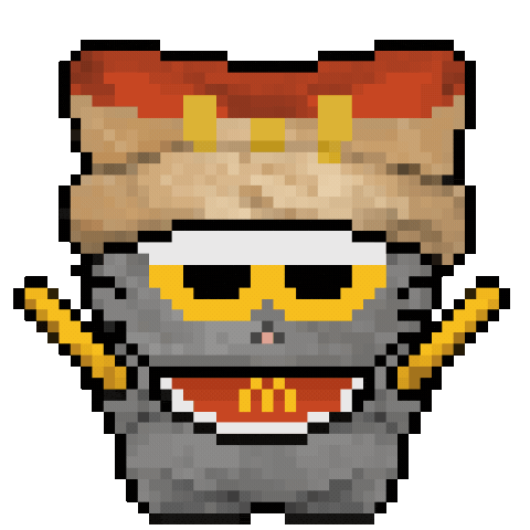 Cat Pixel Sticker
