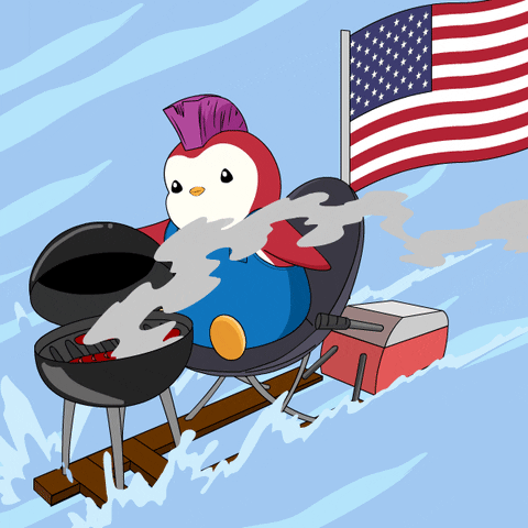 American Usa GIF by Pudgy Penguins