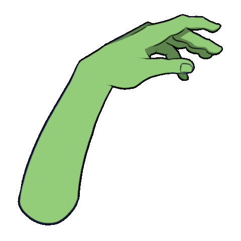 Hands Sticker by The Cake Escape