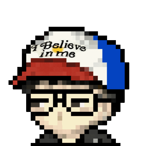 Pixel Baby Sticker