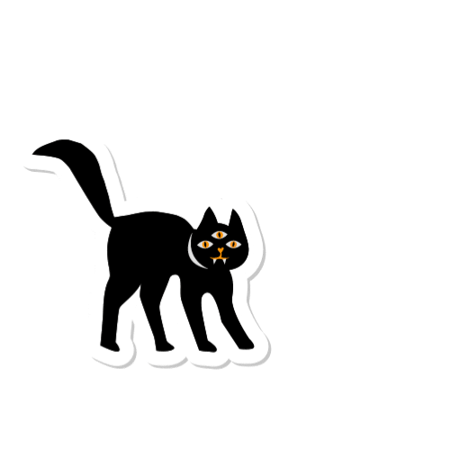 What A Mess Cat Sticker by Spike | Email the way you chat