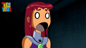 Shocked Teen Titans GIF by Cartoon Network