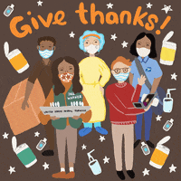 Stay Safe Give Thanks GIF by INTO ACTION