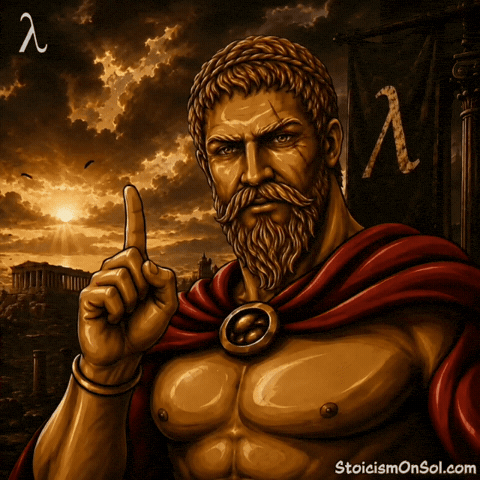 Look Up One Finger GIF by Stoicism