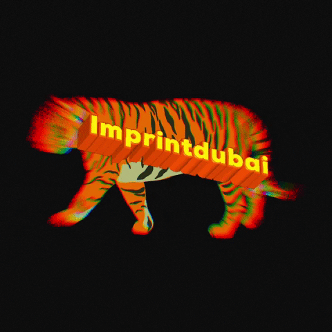 Tiger GIF by IMPRINTDUBAI