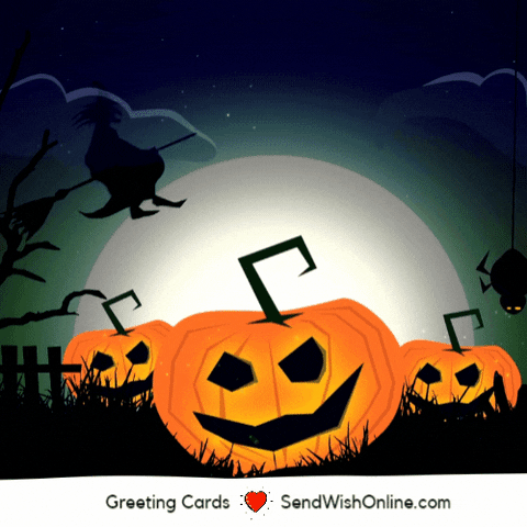 Halloween Night GIF by sendwishonline.com