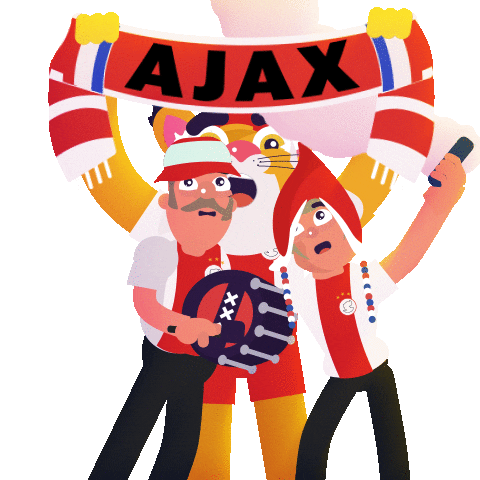 Uefa Champions League Ajax Sticker by Manne Nilsson
