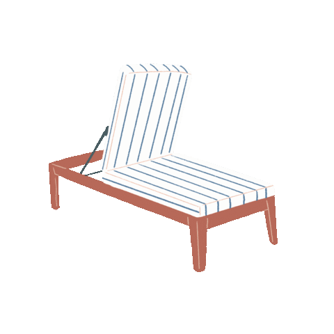 Chair Sunbed Sticker