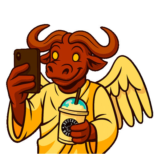 Sticker by Buffalo waffles