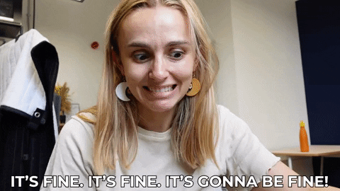 Im Fine No Problem GIF by HannahWitton - Find & Share on GIPHY