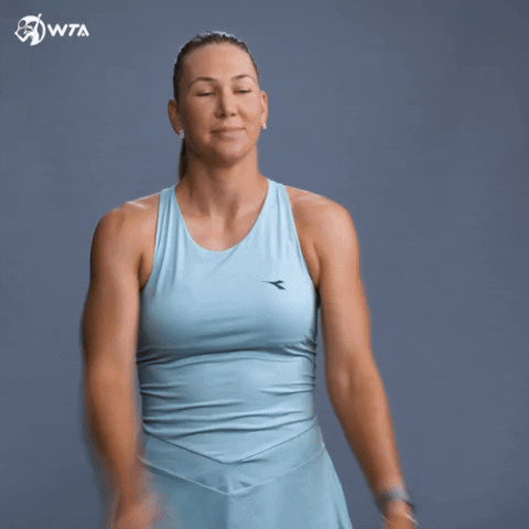 Tennis Stretch GIF by WTA