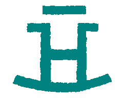 Teal Rocking H Sticker by Rocking Bar H