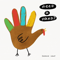 How Can I Help Thanksgiving GIF by Susanne Lamb