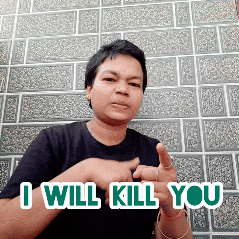 Kill You Reaction GIF
