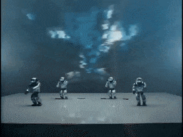 Robots Hologram GIF by Beck