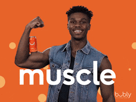 Flex Muscle GIF by bubly