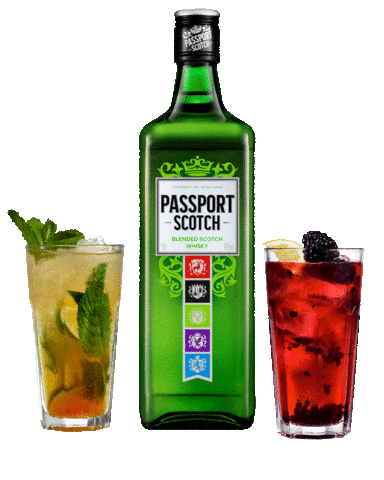 Passport Scotch Sticker