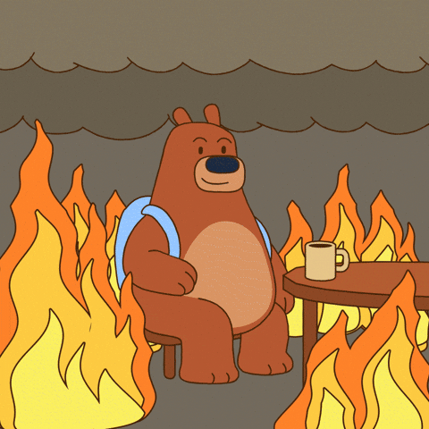 This Is Fine St Patrick GIF by My Neighbor Alice