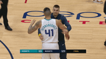 brotherly love hug GIF by NBA