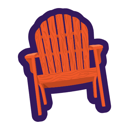 Summer Chair Sticker by City of Kitchener