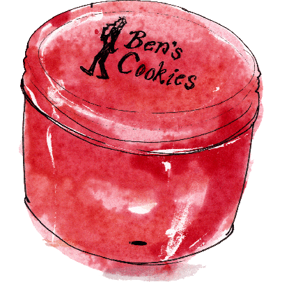 Ben's Cookies Sticker