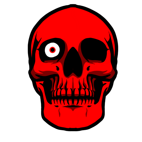 Skull Sticker