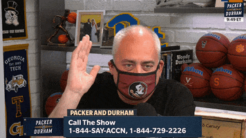 Mask Chop GIF by ACC Network