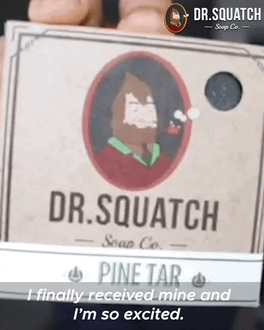 Im So Excited GIF by DrSquatchSoapCo