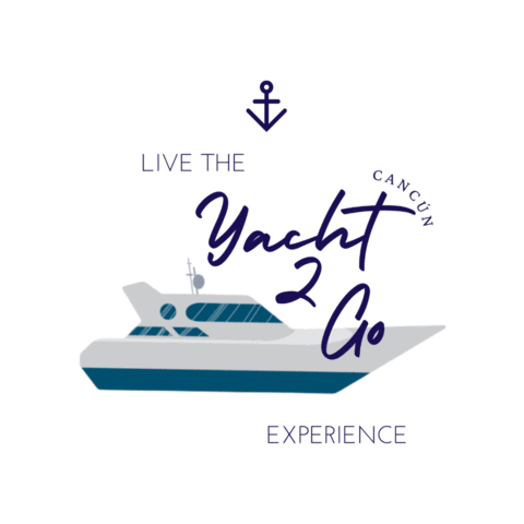 Boat Vacaciones Sticker by yacht2gocancun