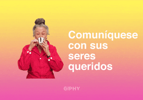 Comuníquese Con Sus Seres Queridos GIF by GIPHY Cares