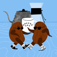National Coffee Day GIF by Katie Lukes