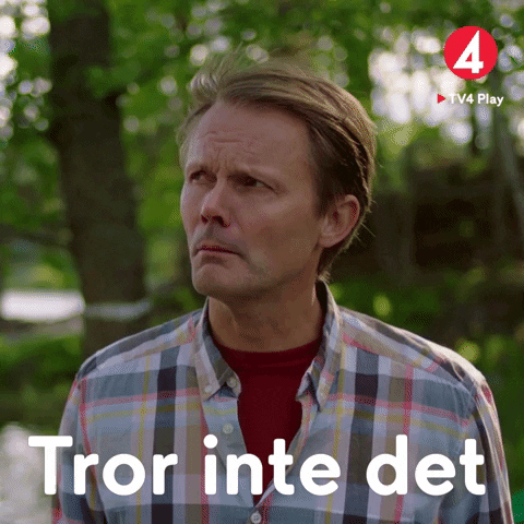Shaking Head No GIF by TV4