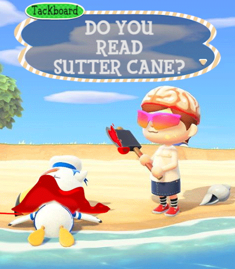 Animal Crossing Sutter Cane GIF by Leroy Patterson