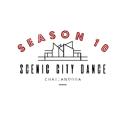 Scenic City Dance Sticker